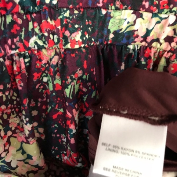 MODCLOTH floral faux wrap midi dress mimi romantic mod cloth medium flirty girly - Picture 14 of 16